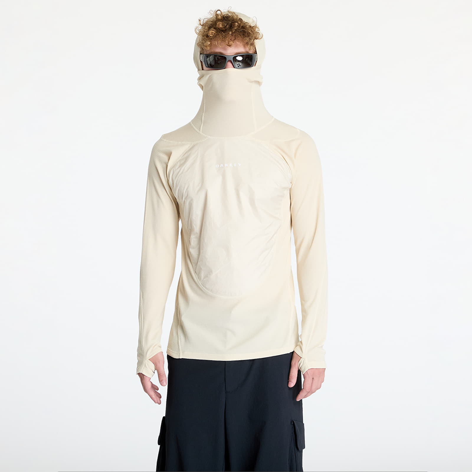 Ανδρικά μπλουζάκια Oakley Latitude Flex Baselayer White Birch