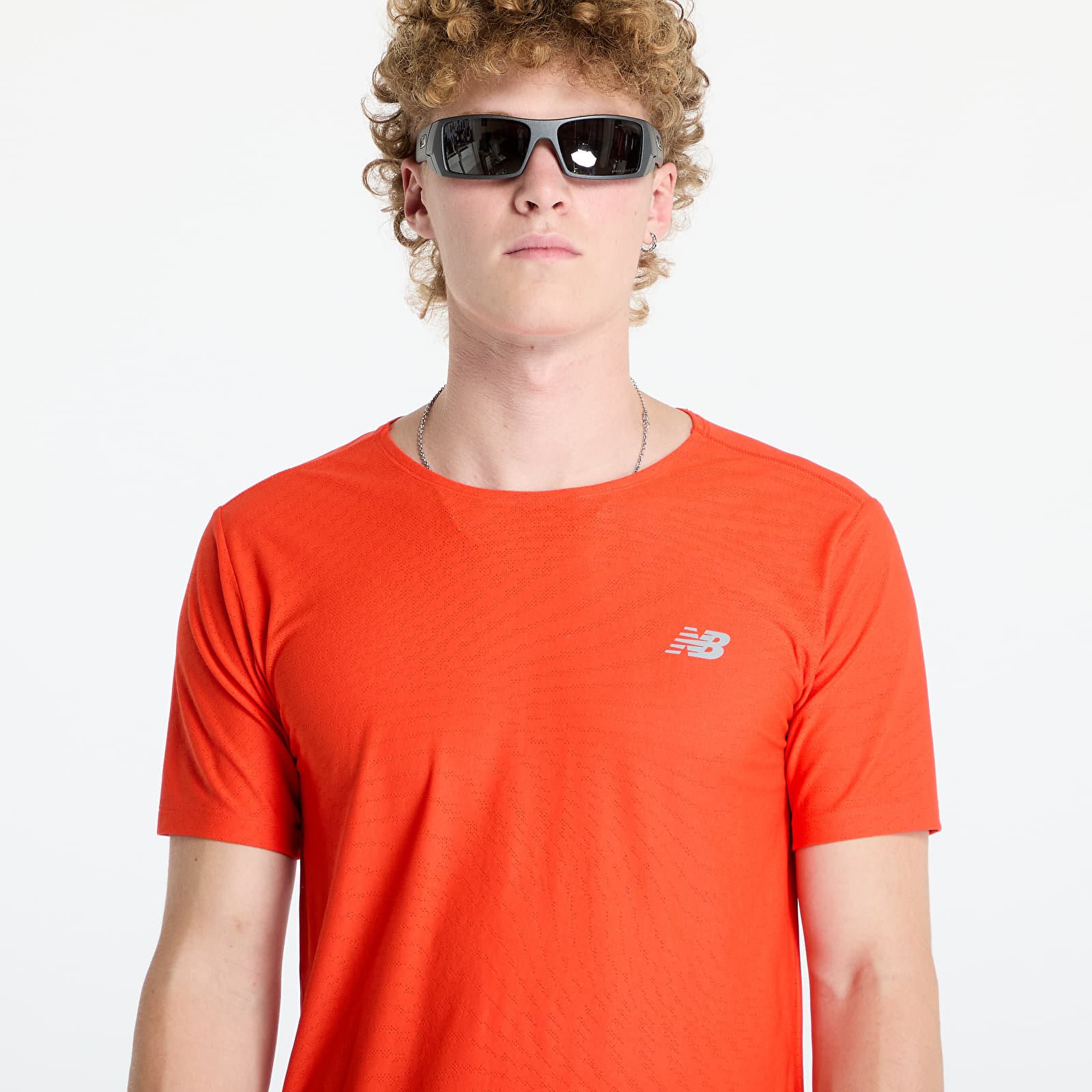 Camisetas hombre New Balance Athletics Jacquard T-Shirt Neoflame