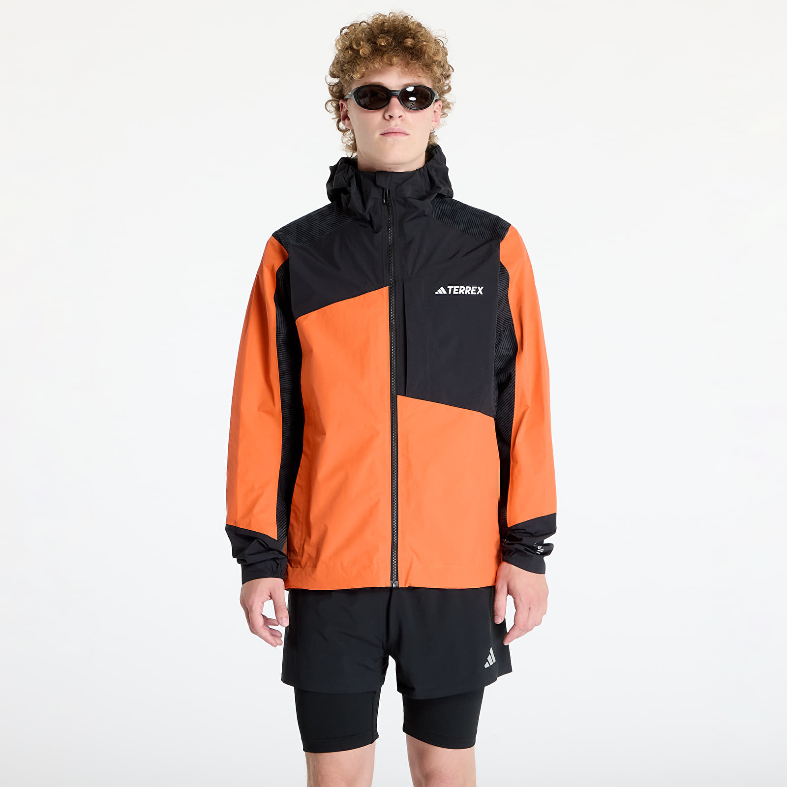 Orange and black adidas jacket online