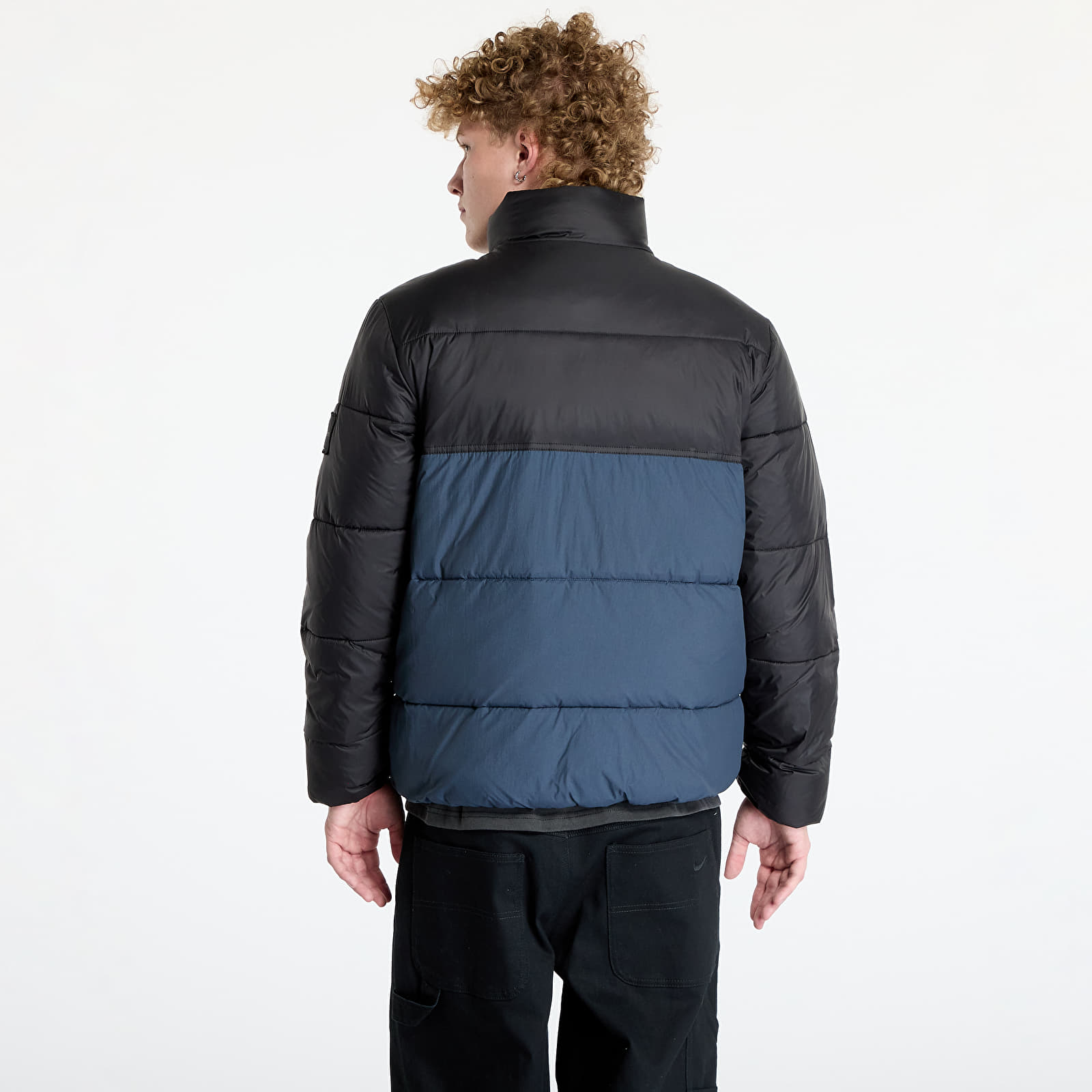 Men's jackets Calvin Klein Jeans Non Down Blocking Puffer Jacket Blue