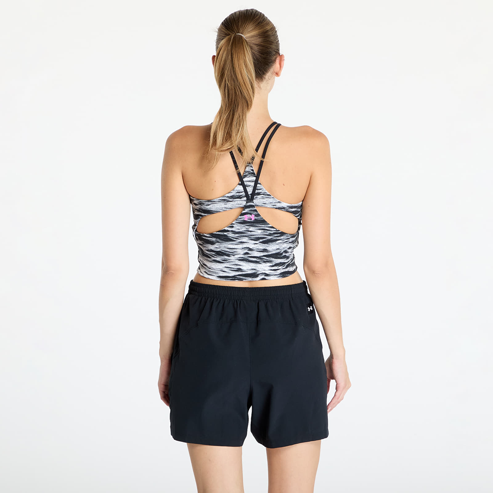 Ženske majice Under Armour Project Rock Lets Go BTB Top Pt Black