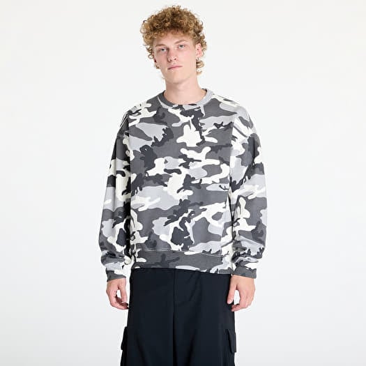 Hoodies and sweatshirts Nike M NRG Soloswoosh Crew Camo Grey Camo Queens