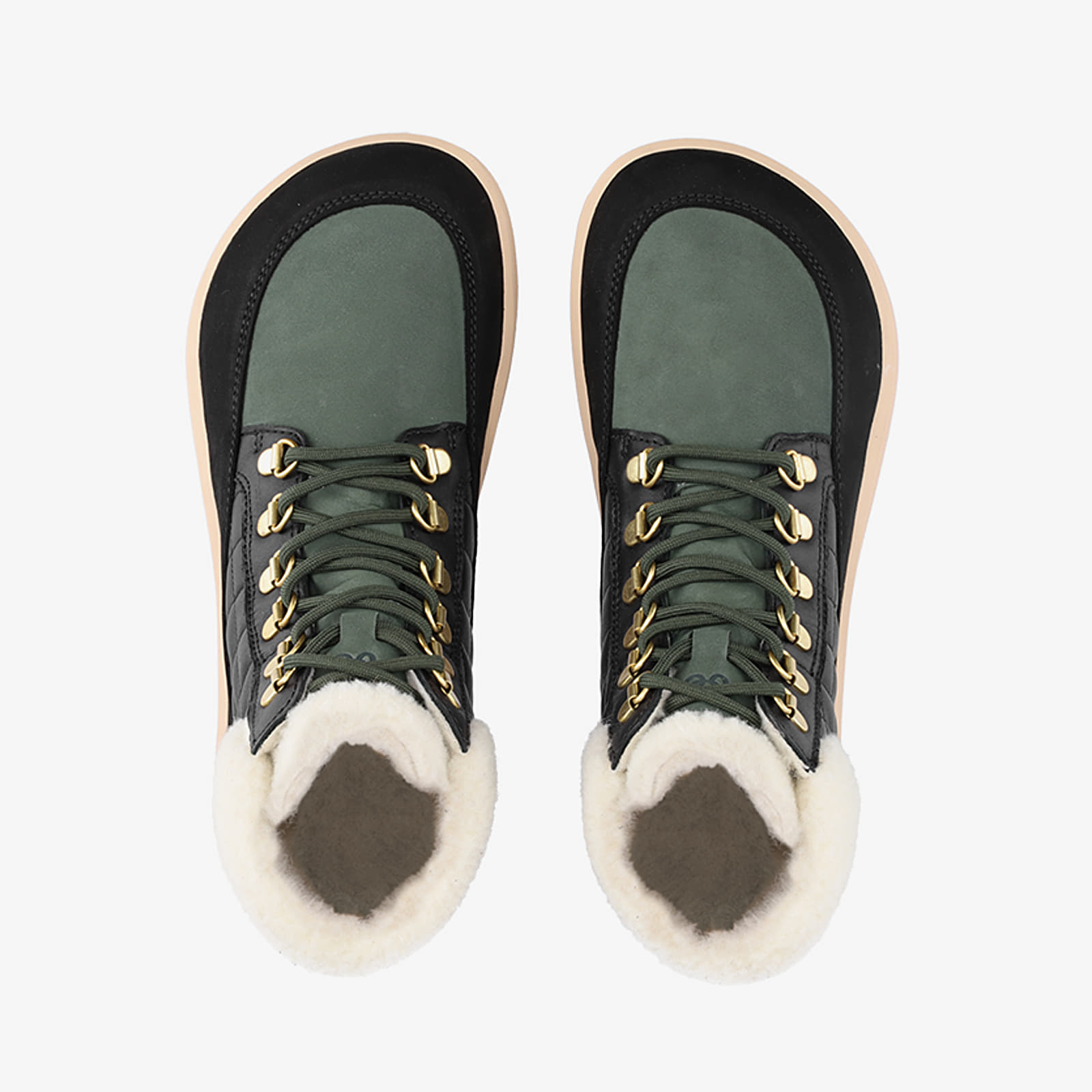 Shoes Be Lenka Olivia Black & Dark Green