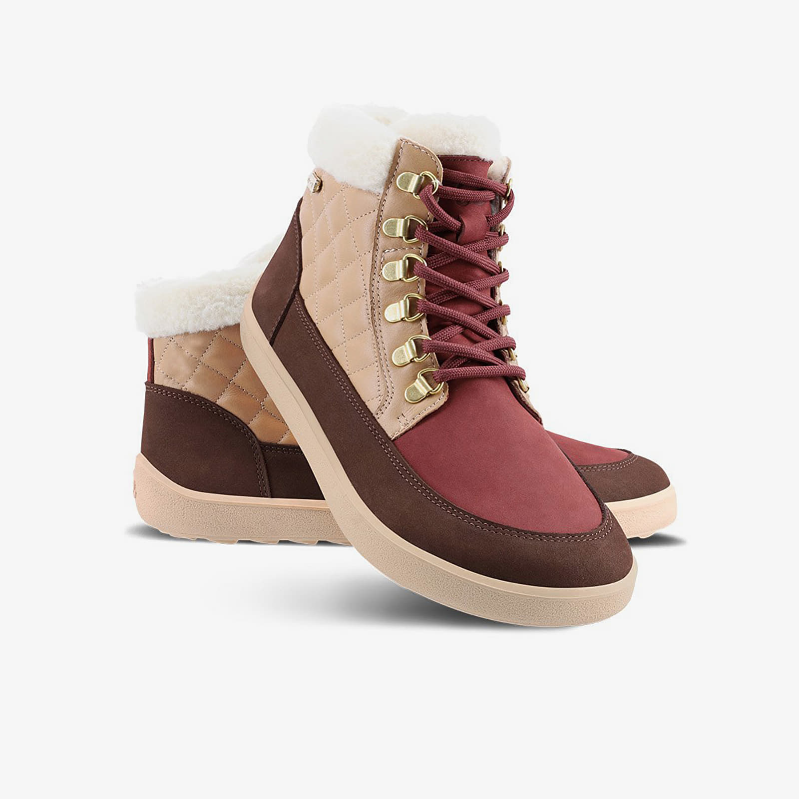 Sneakers Be Lenka Olivia Brown & Burgundy - 1 | YEO