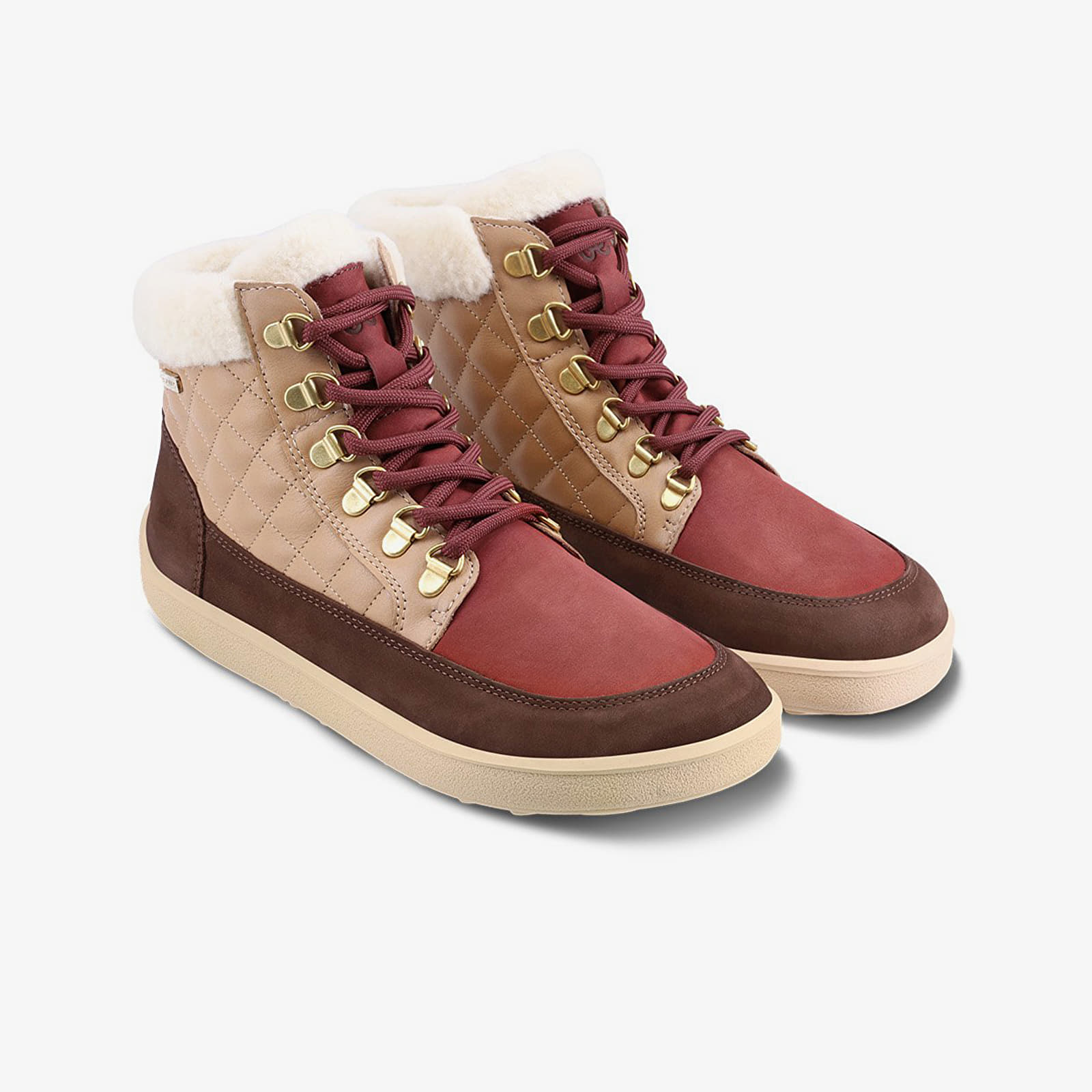 Shoes Be Lenka Olivia Brown & Burgundy