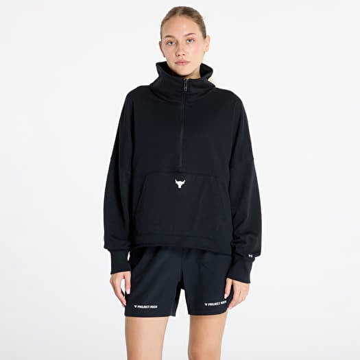 Mikina Under Armour Project Rock Half Zip Pullover Black