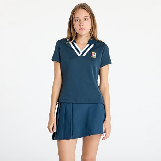 T-shirt Nike x YOON Women's Short-Sleeve Polo Armory Navy/ White