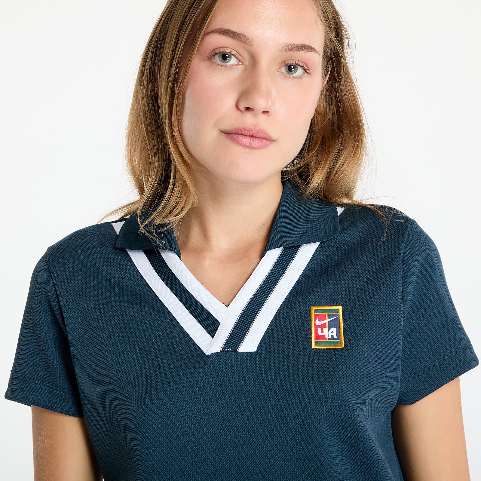 T-shirts Nike x YOON Women's Short-Sleeve Polo Armory Navy/ White