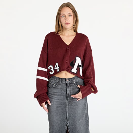 Džemper Nike x YOON Women's Cardigan Dark Team Red/ Phantom