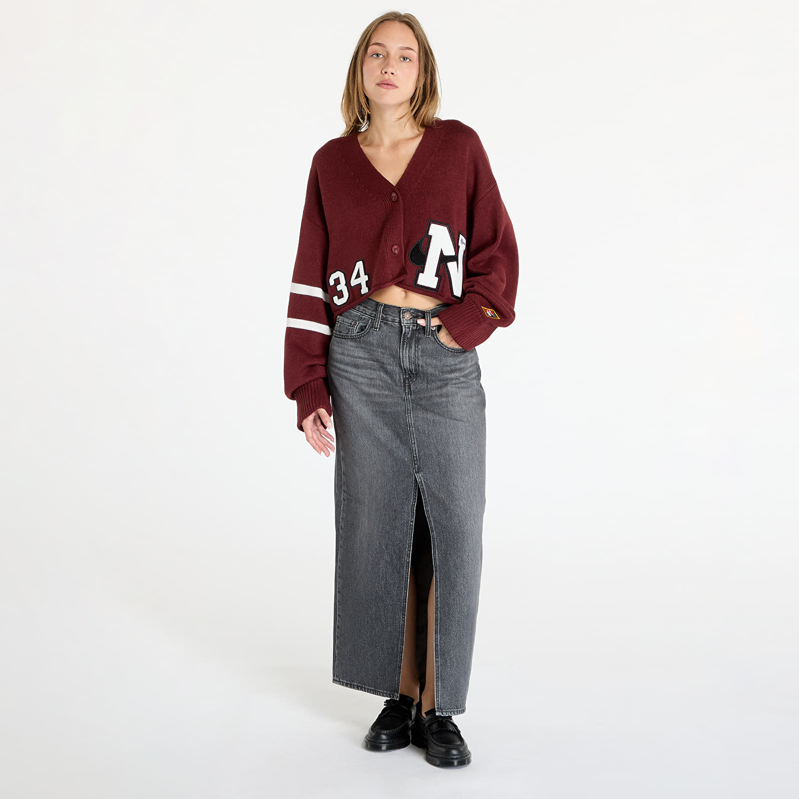 Puloveri Nike x YOON Women's Cardigan Dark Team Red/ Phantom