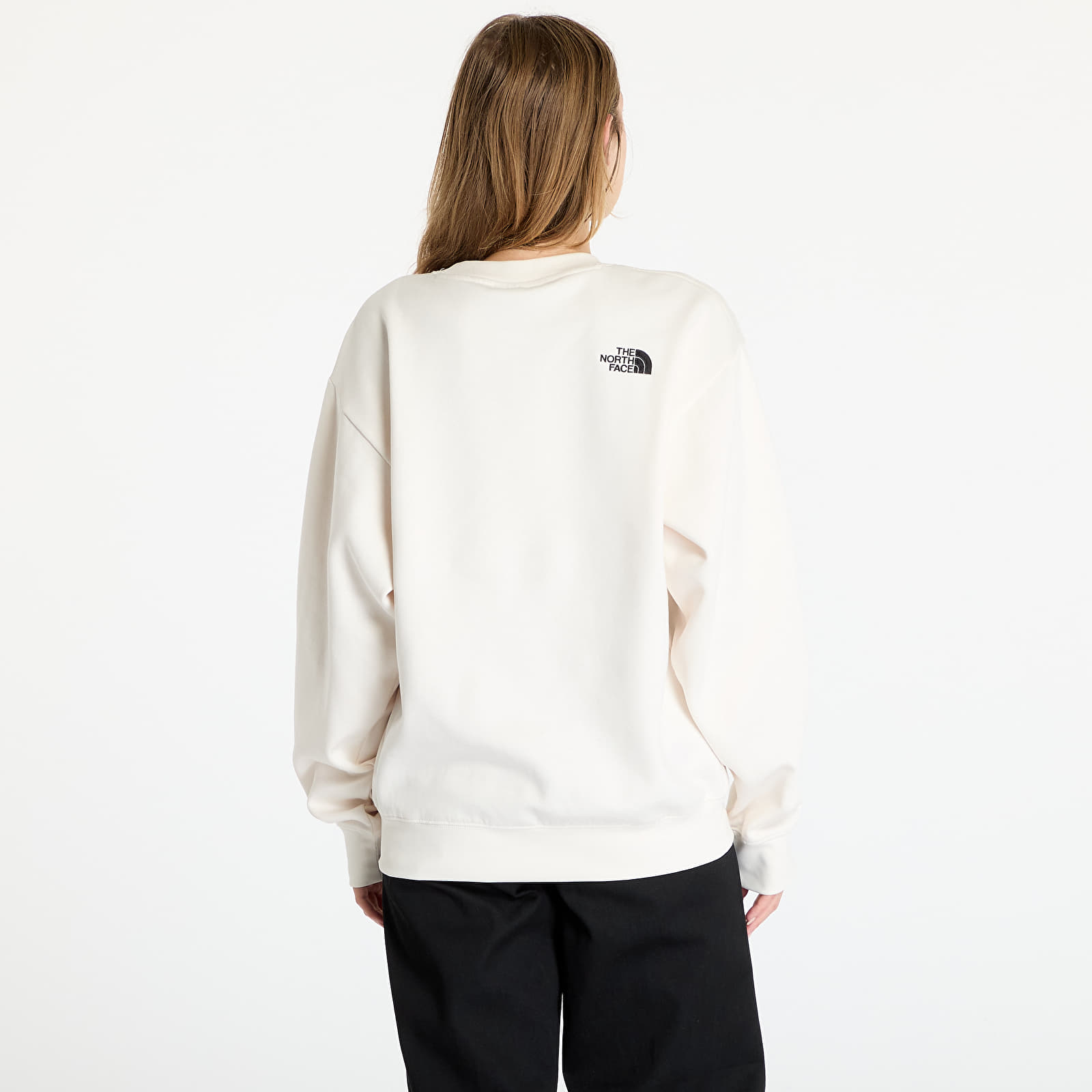 Bluzy The North Face W Essential Oversize Crew White Dune