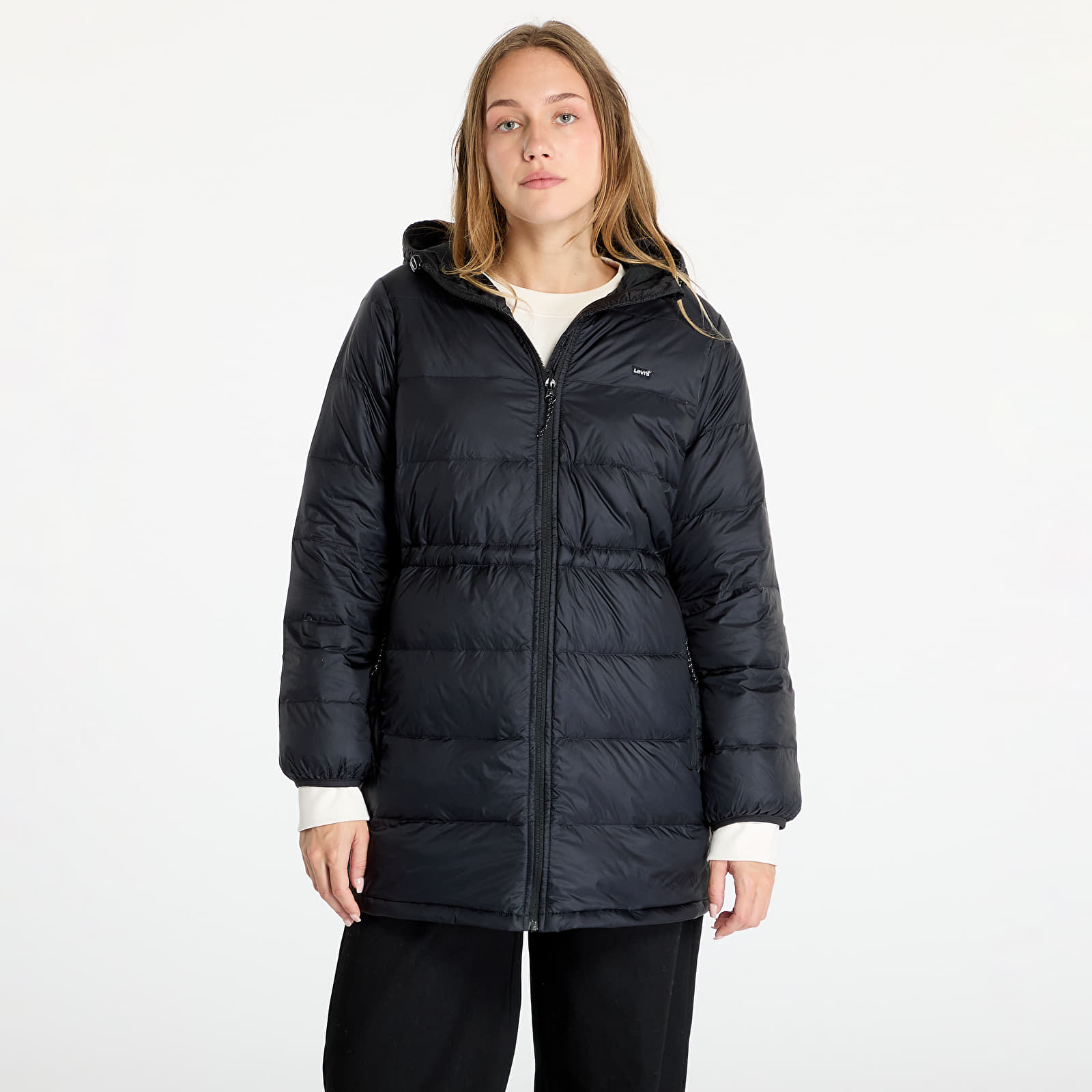 Jacken für Frauen Levi's® Polly Midi Puffer Black
