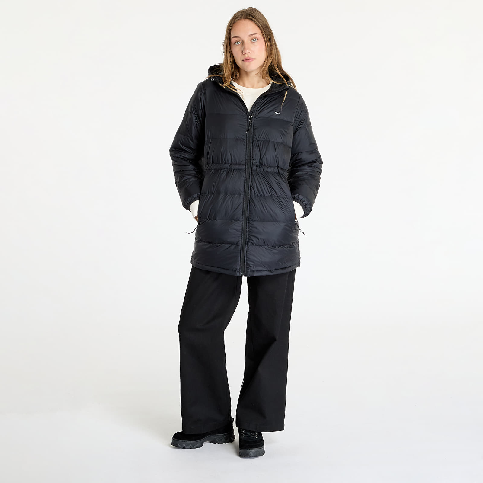 Jacken für Frauen Levi's® Polly Midi Puffer Black