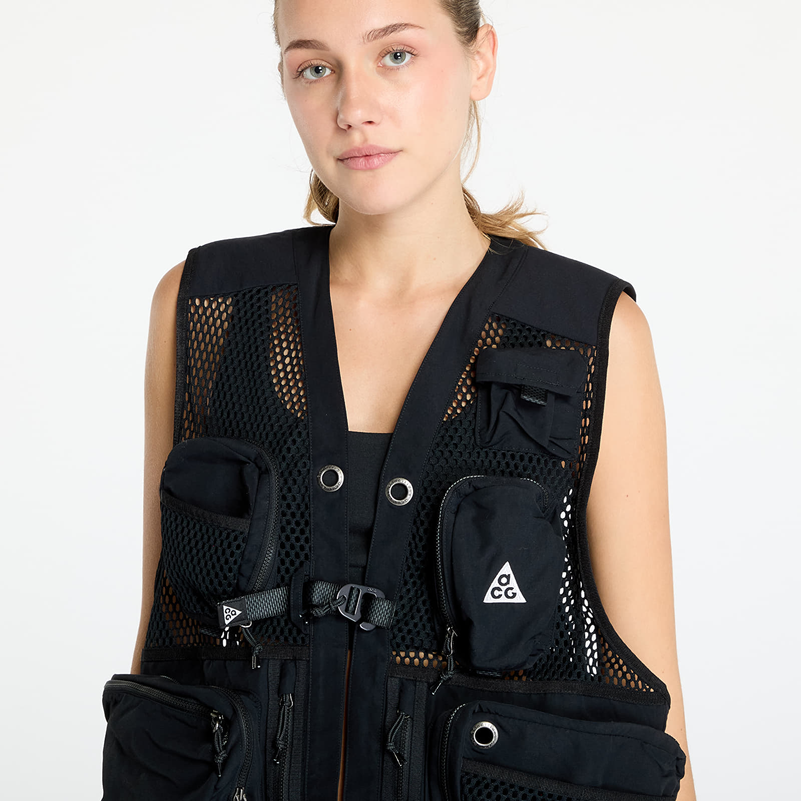 Kamizelki męskie Nike ACG Buttles Vest UNISEX Black/ Summit White/ Summit White