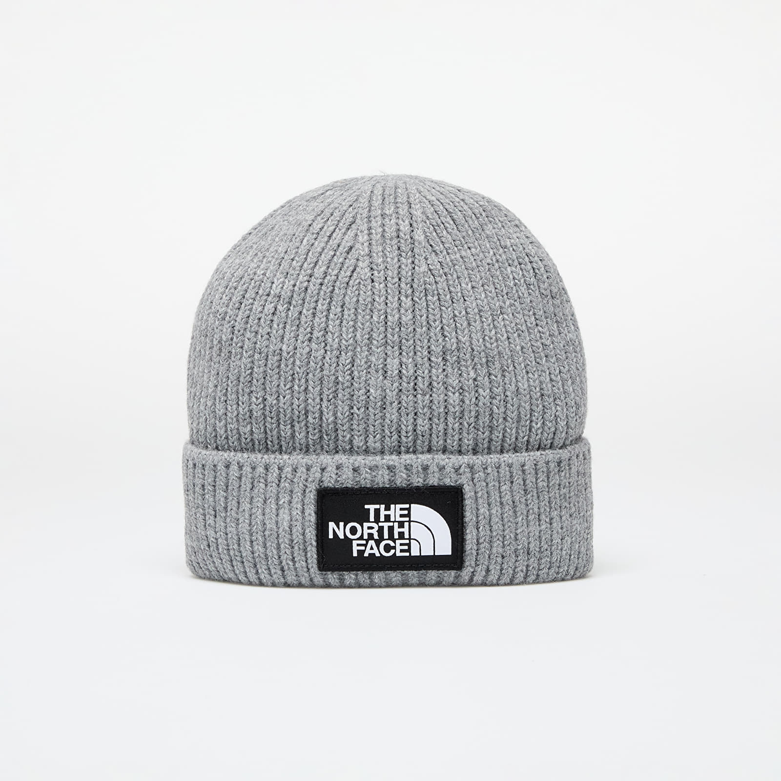 Hüte The North Face Tnf Logo Box Cuffed Beanie Short Tnf Medium Grey Heather