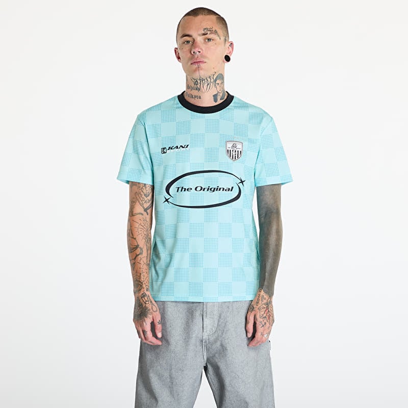 T-särk Karl Kani OG Sport Star Check Trikot Light Blue/ Black