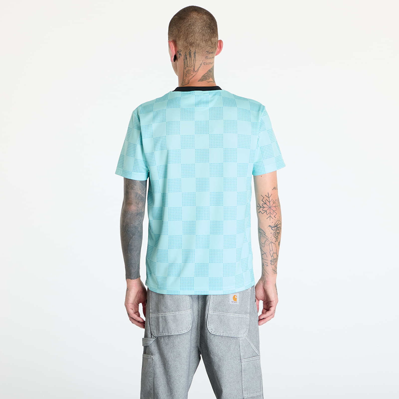 Trička Karl Kani OG Sport Star Check Trikot Light Blue/ Black