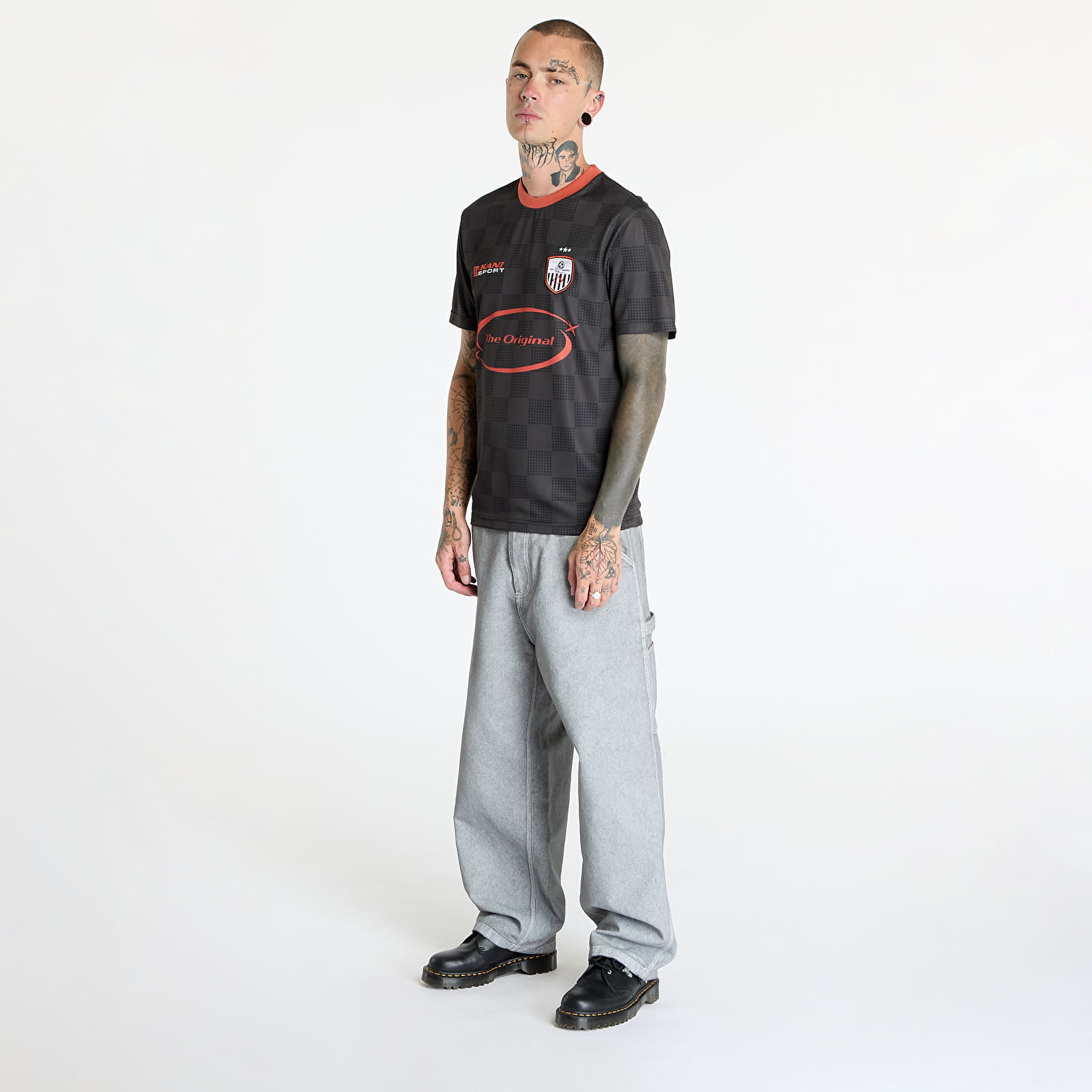 T-shirts Karl Kani OG Sport Star Check Trikot Black/ Red
