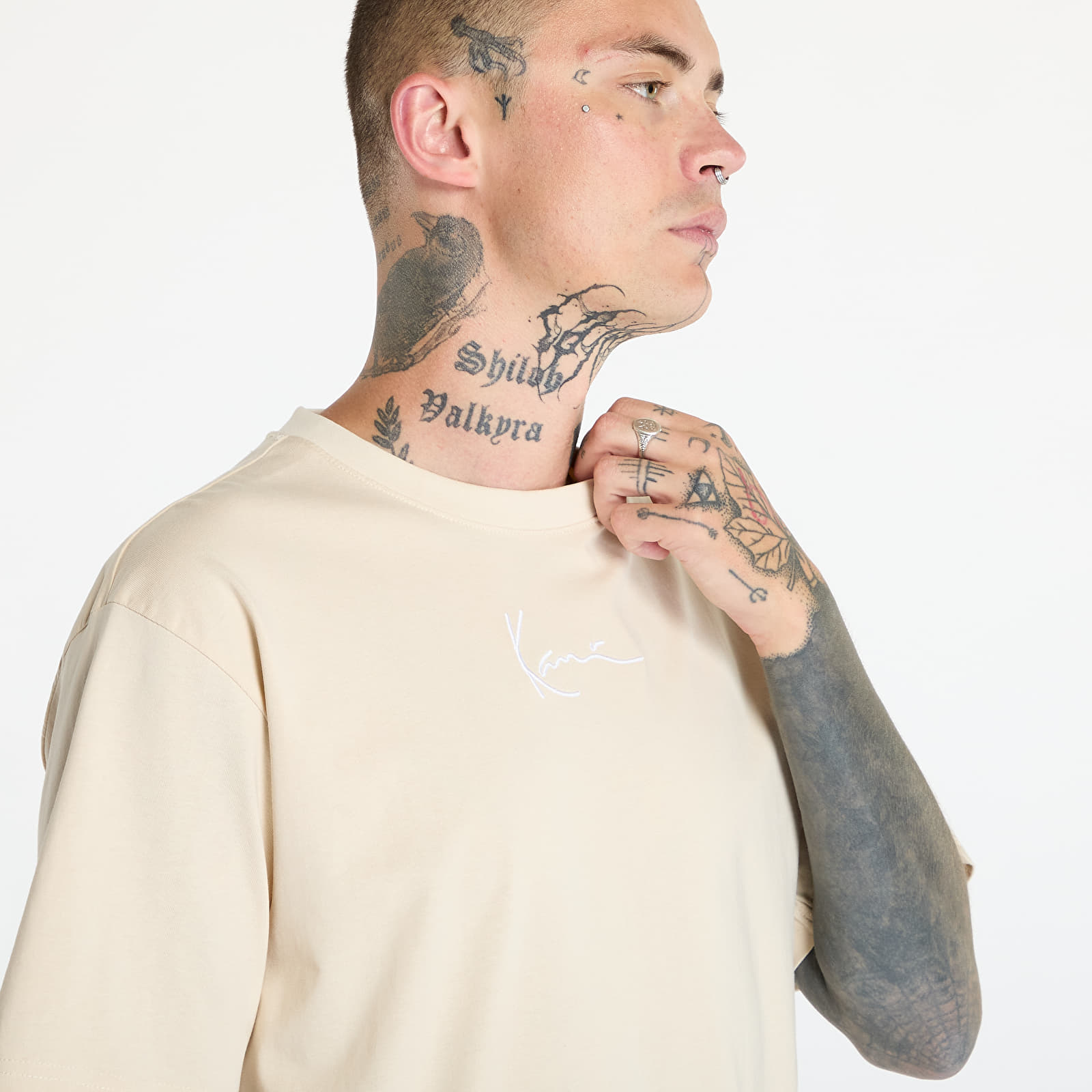 T-Shirts Karl Kani Small Signature Essential Tee Light Sand