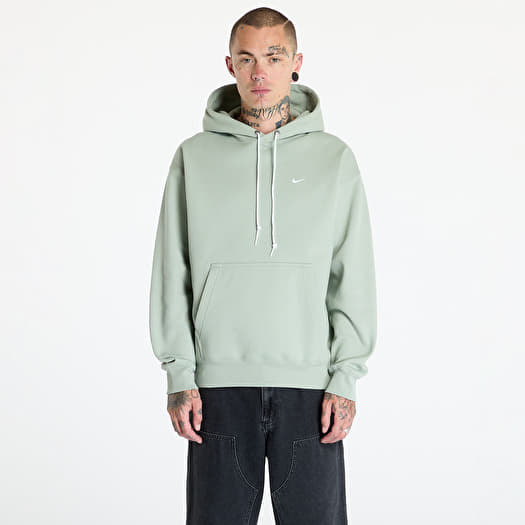 Φούτερ Nike Solo Swoosh Men's Fleece Pullover Hoodie Jade Horizon/ White