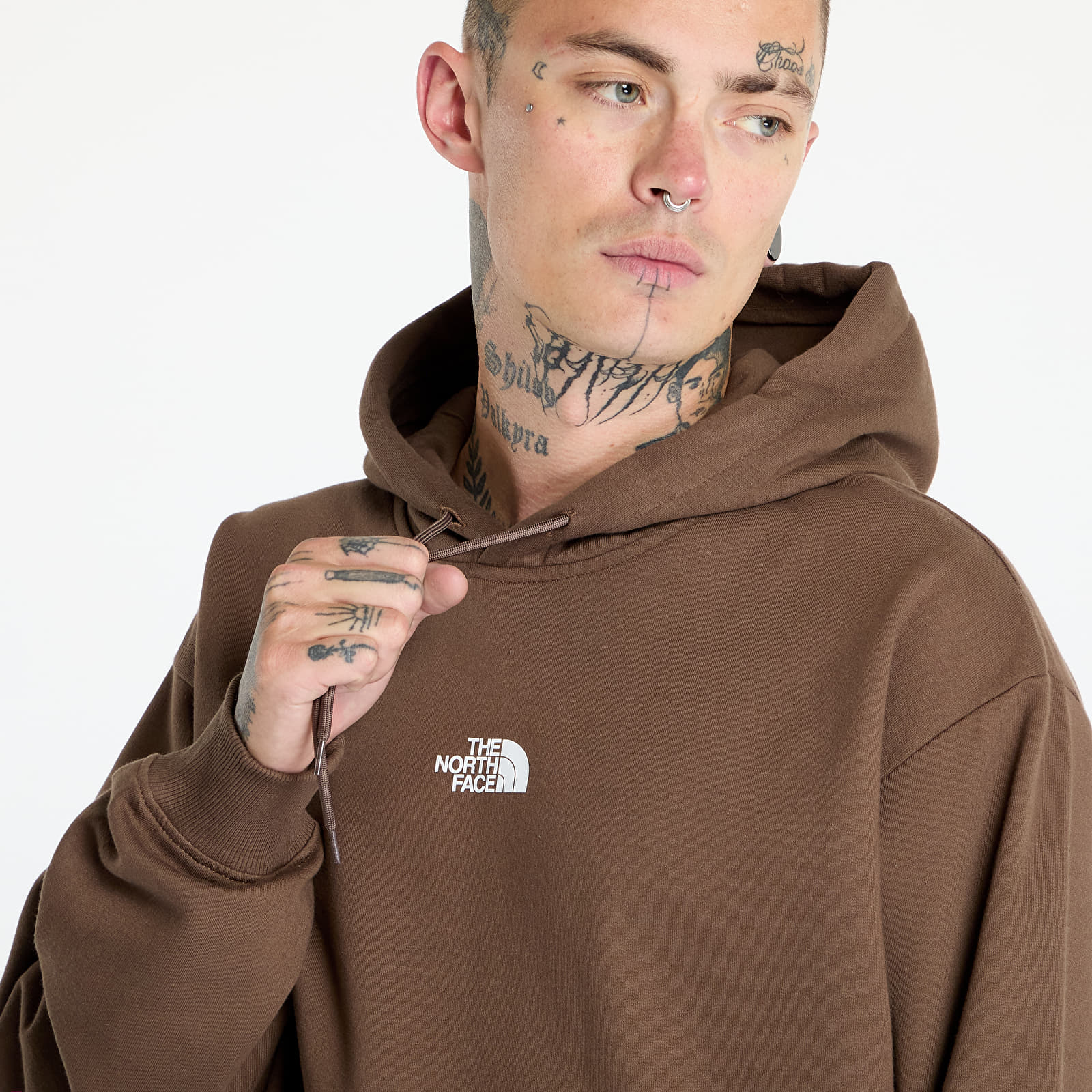 Hupparit ja collegepaidat The North Face M Zumu Oversize Hoodie Smokey Brown