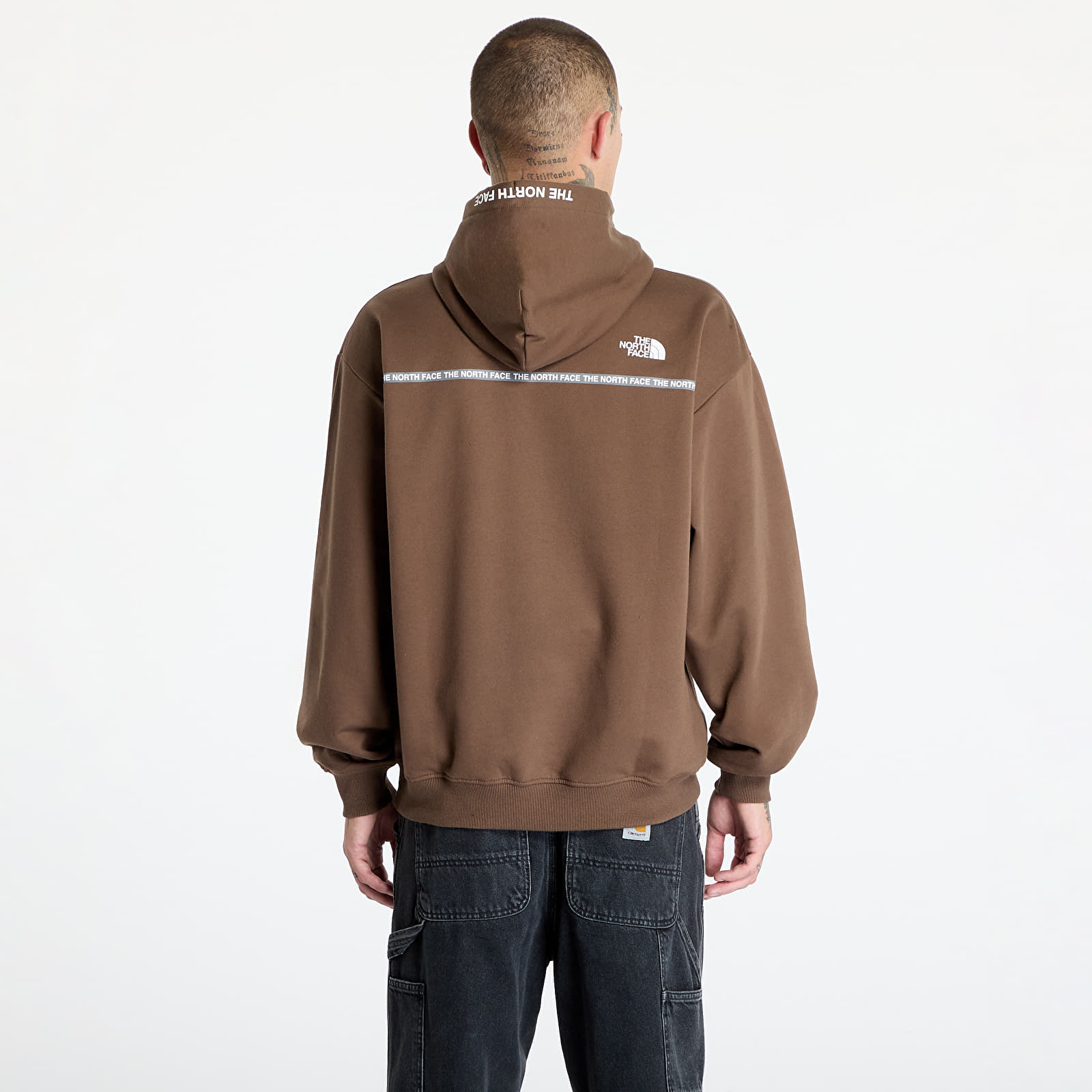 Hupparit ja collegepaidat The North Face M Zumu Oversize Hoodie Smokey Brown