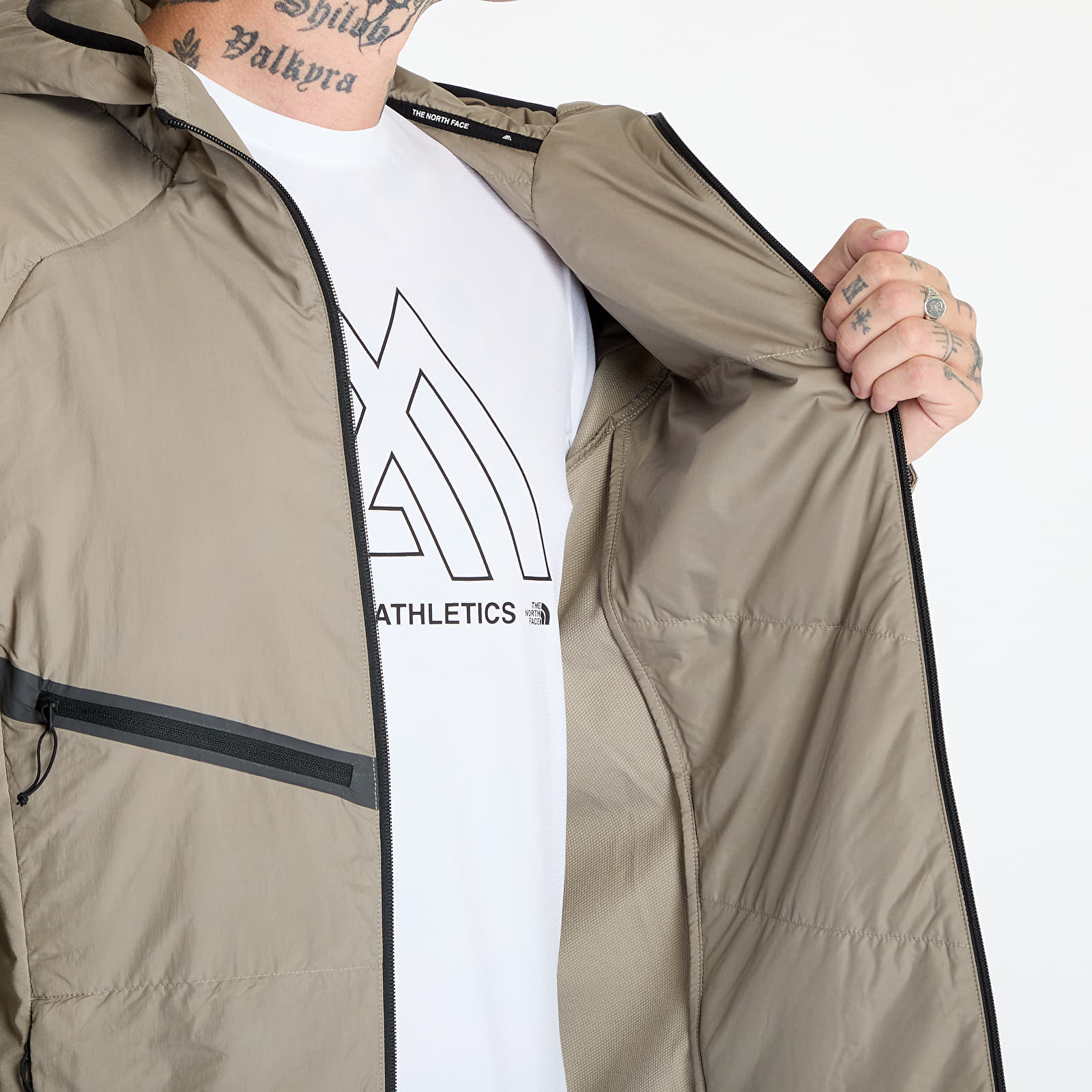 Men s jackets The North Face M Mountain Athletics Hybrid Jacket Cavern Grey Queens