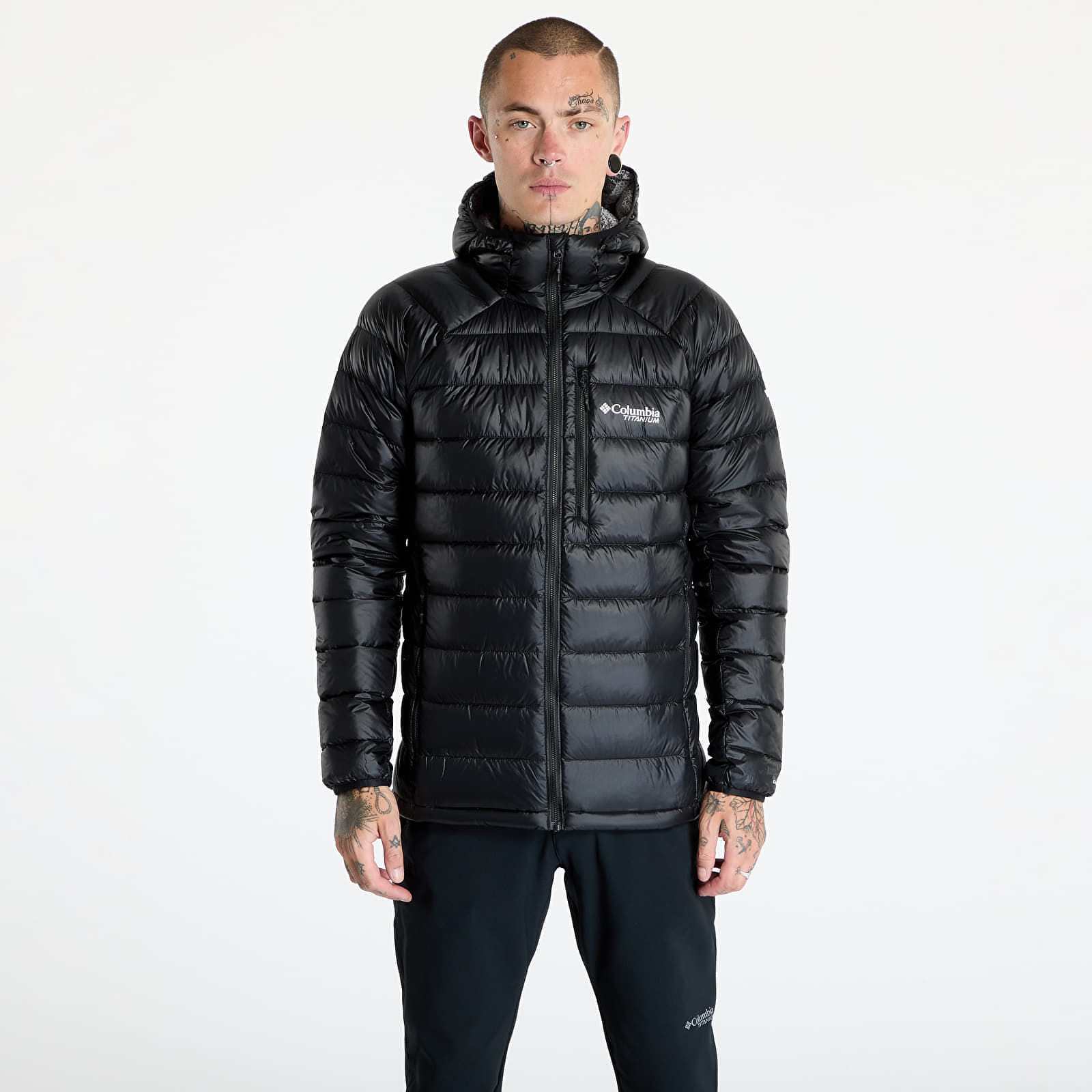 Giacca Columbia Arctic Crest™ Down Hooded Jacket Black M