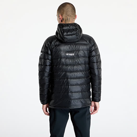 Men s jackets Columbia Arctic Crest Down Hooded Jacket Black Queens