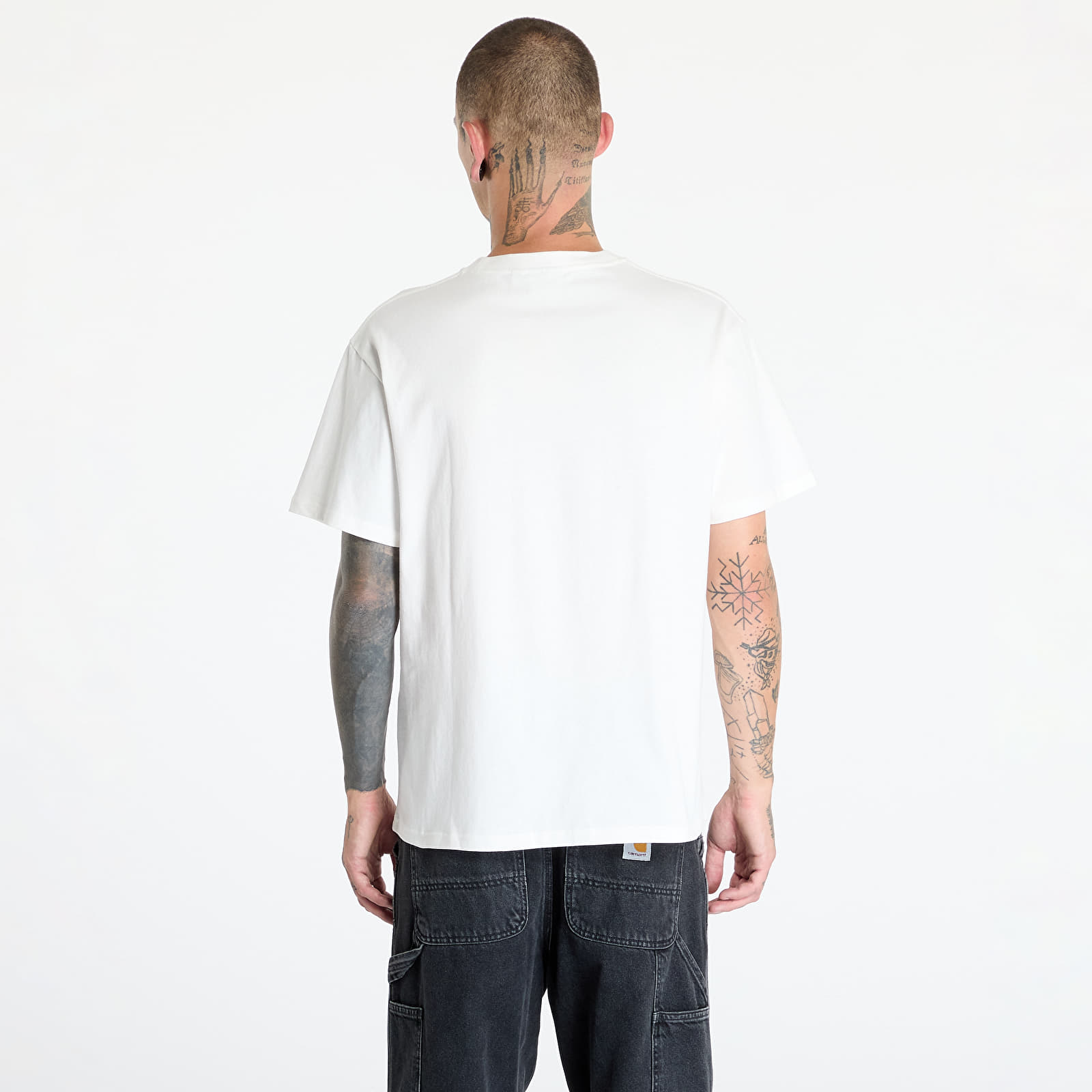 T-shirts för män Gramicci Hiker Tee White