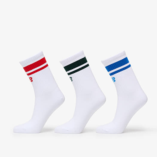 New Balance Essentials Line Midcalf 3-Pack White/ Multi