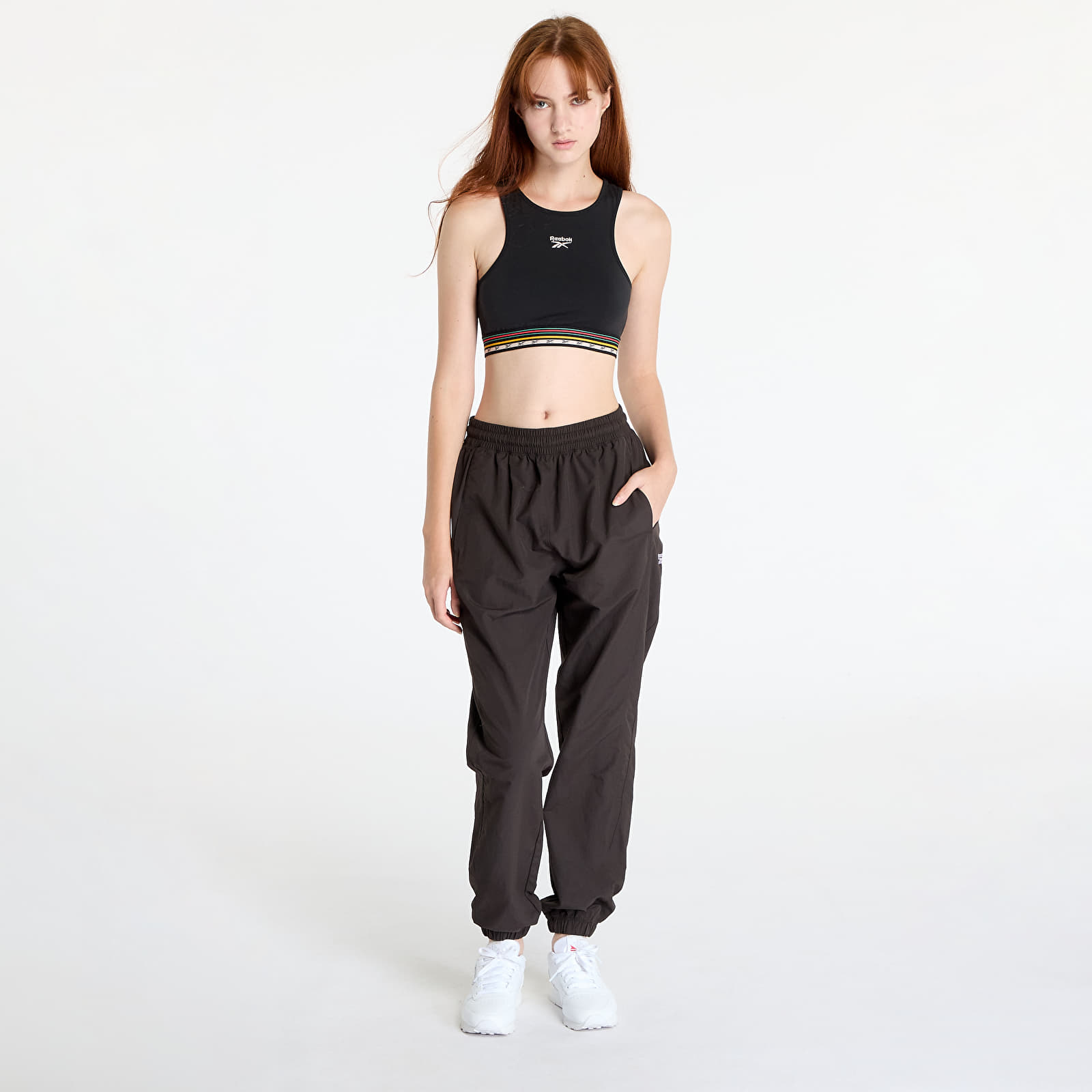 Women's Trousers Reebok Classics Franchise Track Pant Dark Matter