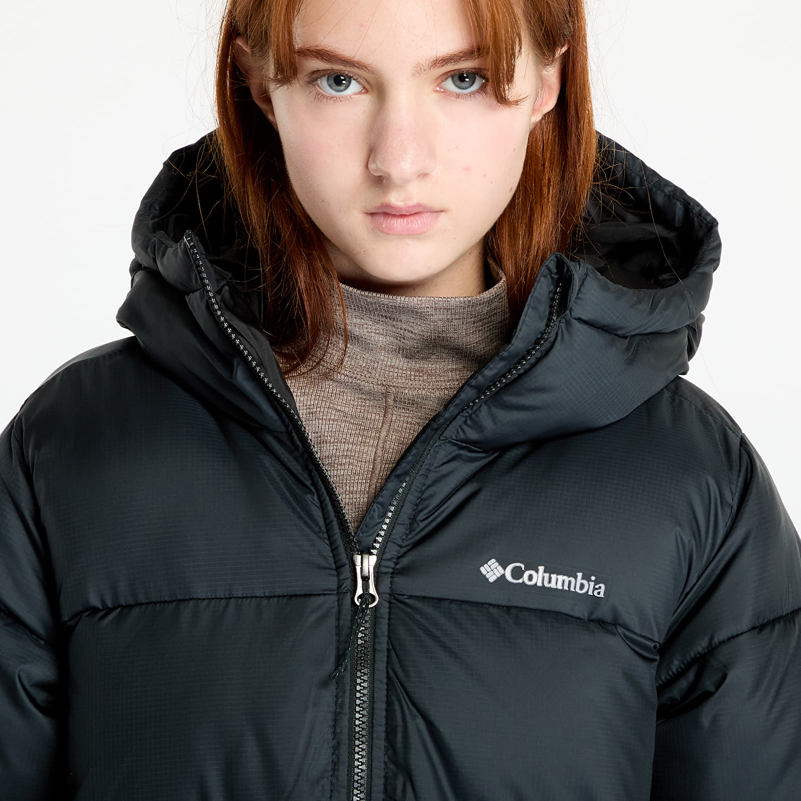 Kurtki damskie Columbia Puffect™ II Mid Hooded Jacket Black
