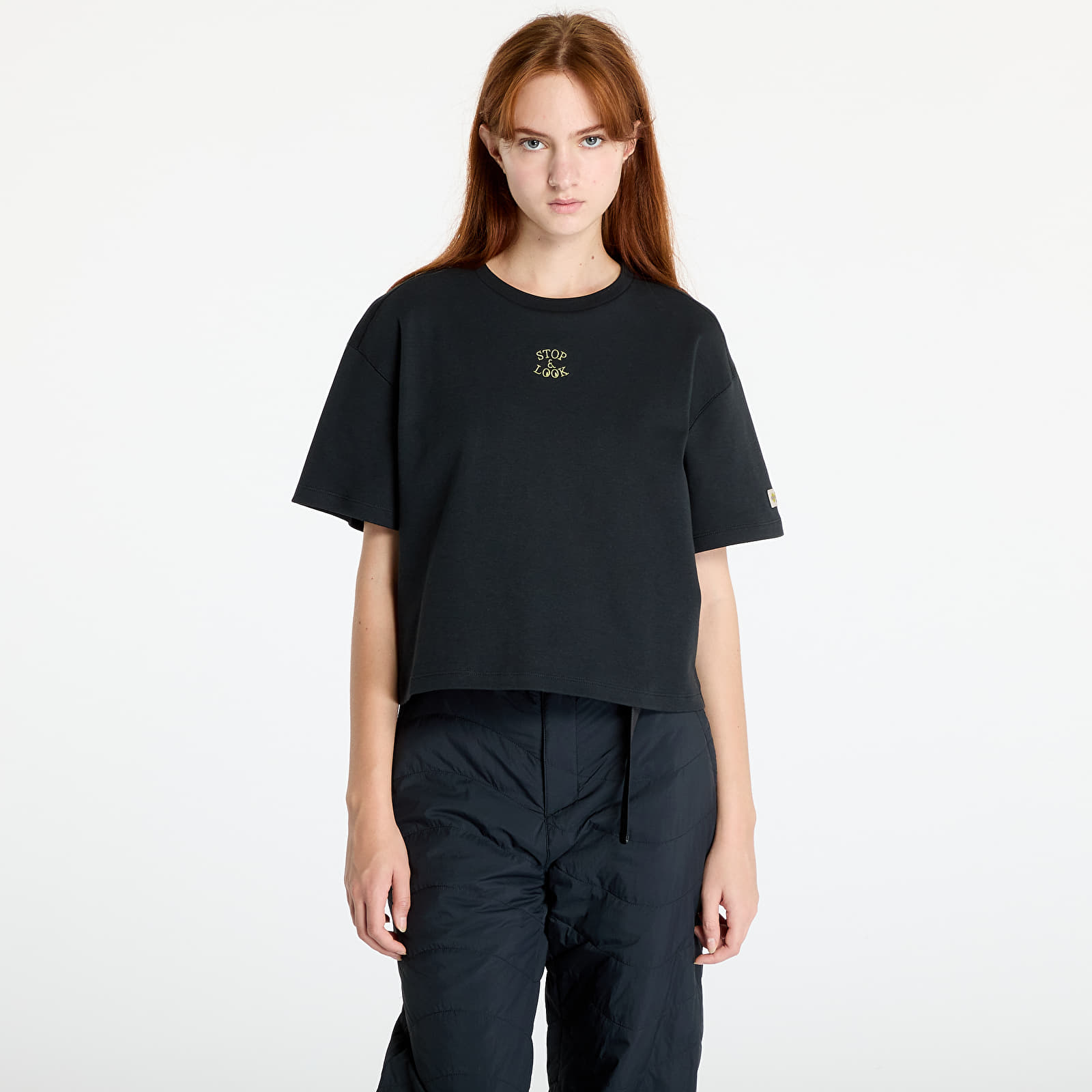 Women's T-shirts Columbia Wallowa™ Cropped Graphic Tee Black
