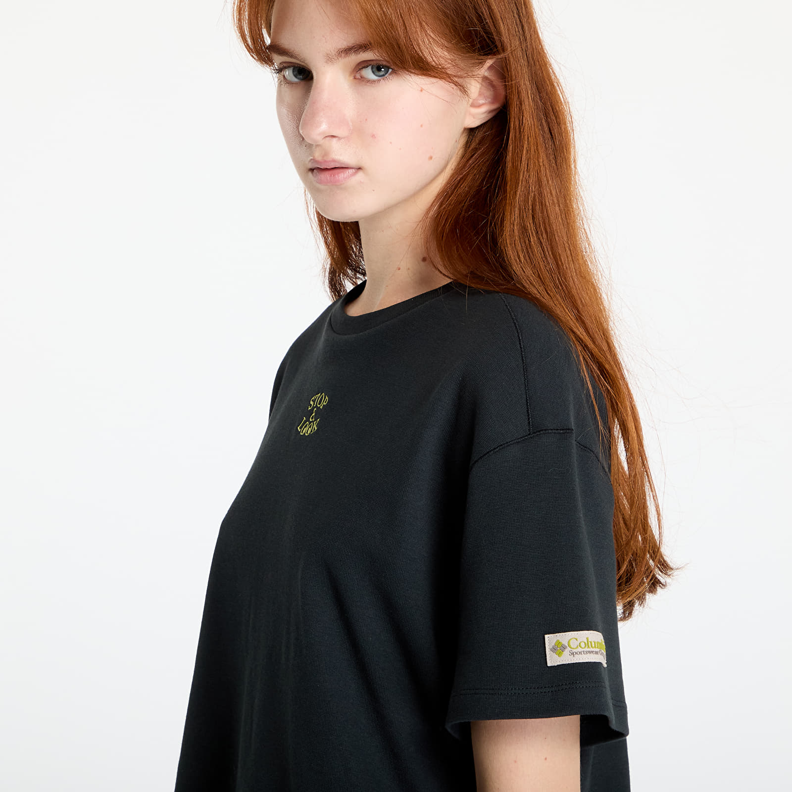 Women's T-shirts Columbia Wallowa™ Cropped Graphic Tee Black