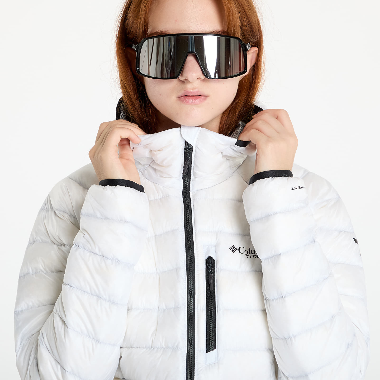 Women's jackets Columbia Arctic Crest™ Down Hooded Jacket White