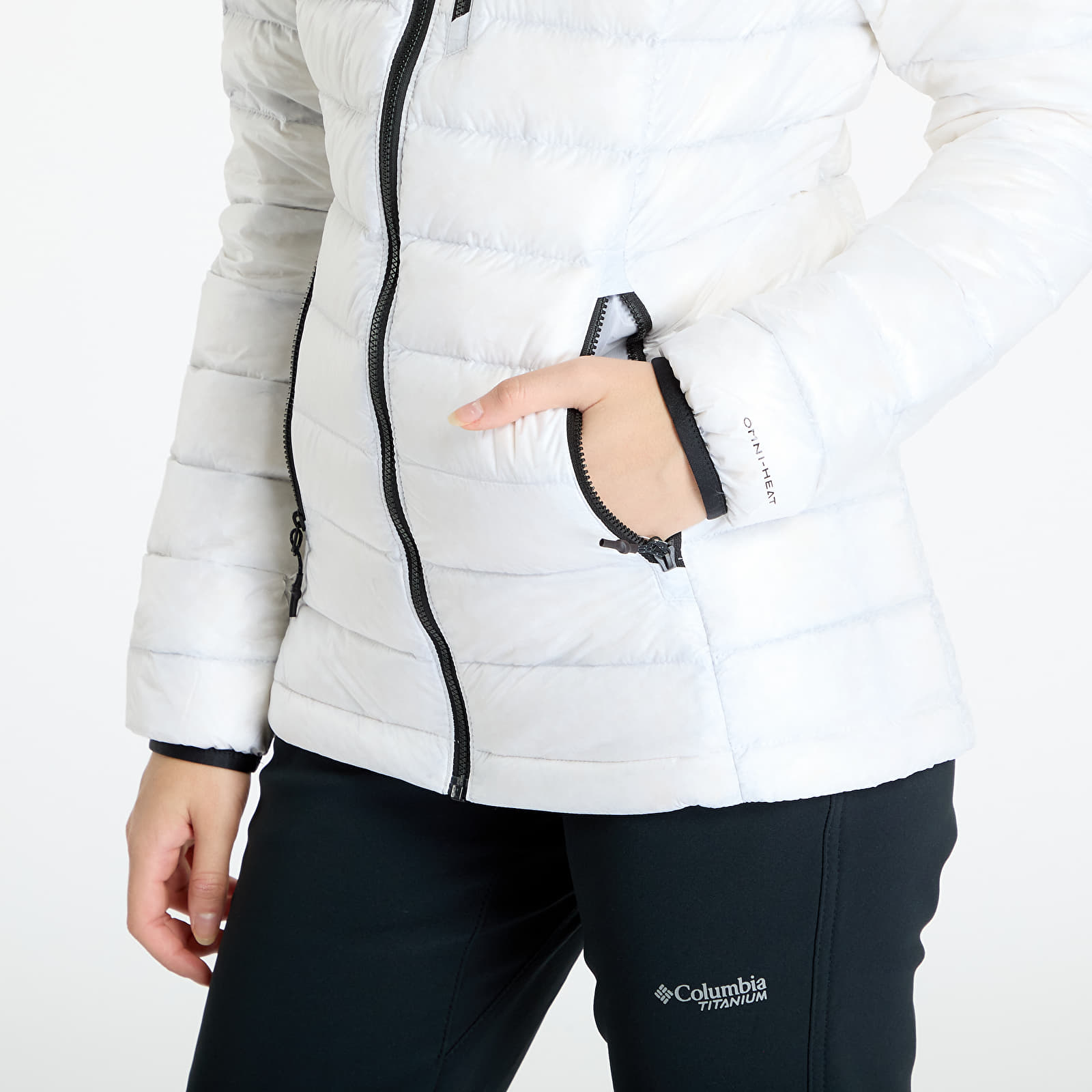 Women's jackets Columbia Arctic Crest™ Down Hooded Jacket White