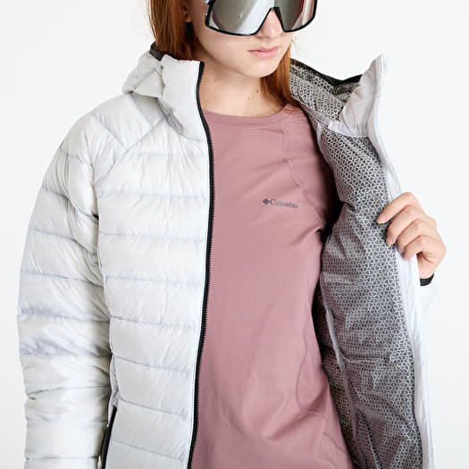 Women s jackets Columbia Arctic Crest Down Hooded Jacket White Queens