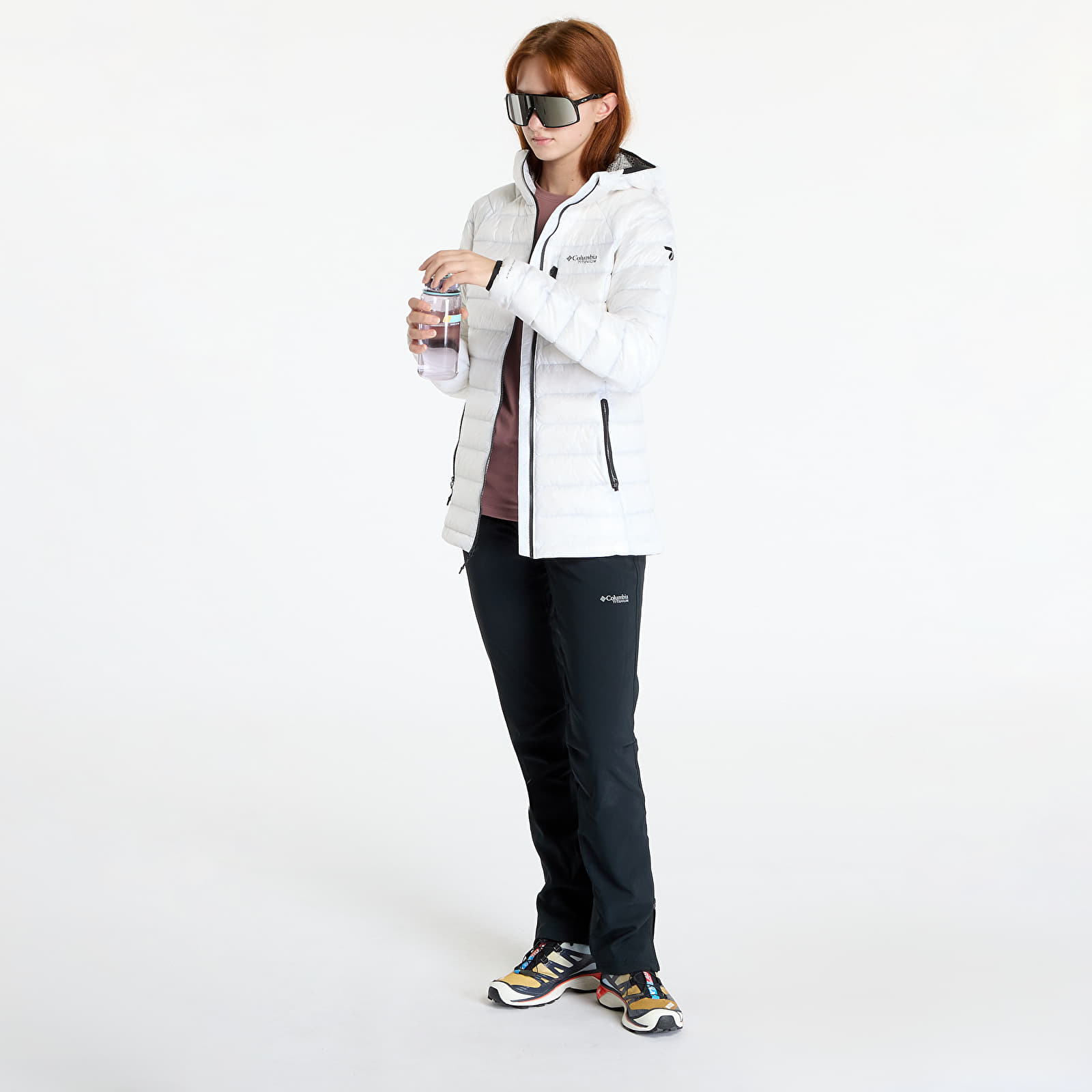 Women's jackets Columbia Arctic Crest™ Down Hooded Jacket White