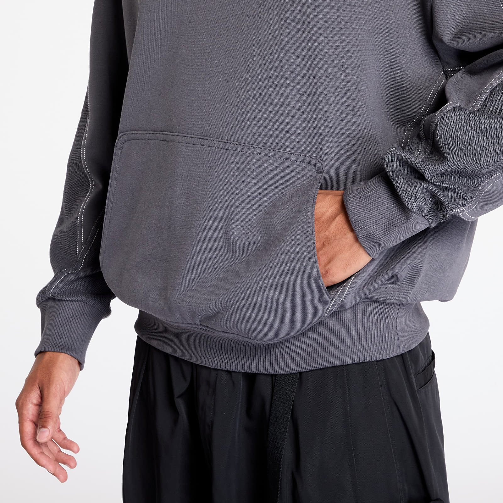 Men's sweatshirts Oakley Dual French Terry Hoodie UNISEX Uniform Grey