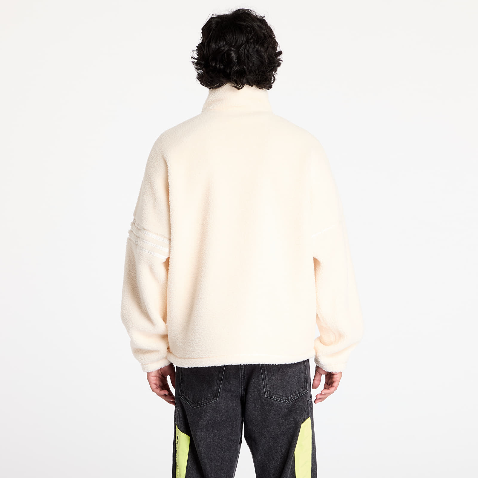 Men's sweatshirts adidas Neuclassic Polar Fleece 1/2 Zip Sweatshirt Wonder White