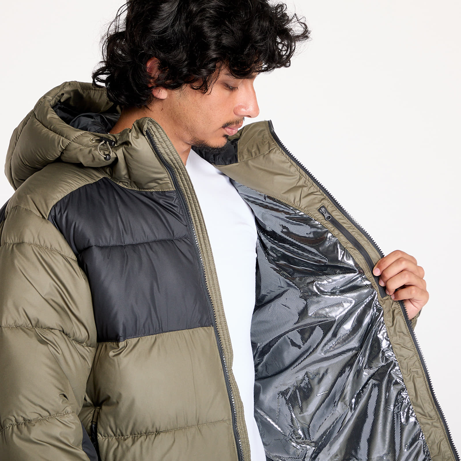 Vīriešu jakas Columbia Pike Lake™ II Hooded Jacket Stone Green