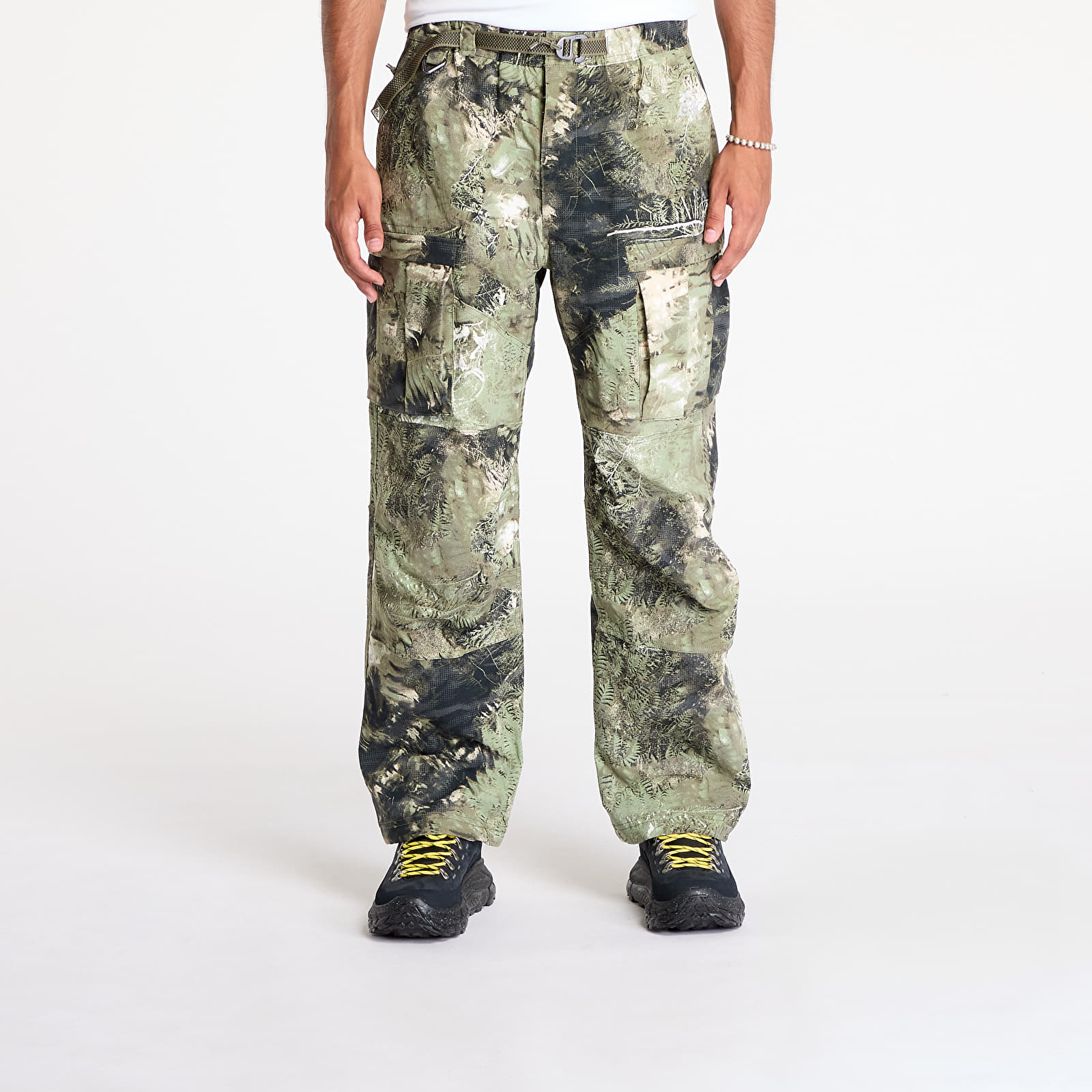 Панталони Nike ACG Smith Summit Men's Allover Print Cargo Pants Oil Green/ Medium Olive/ Reflective Silv