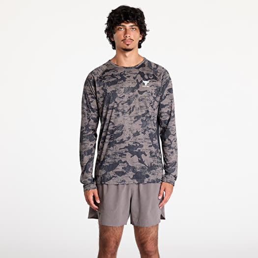 T-shirt Under Armour Project Rock IsoChill Long Sleeve T-Shirt Fresh Clay/ White