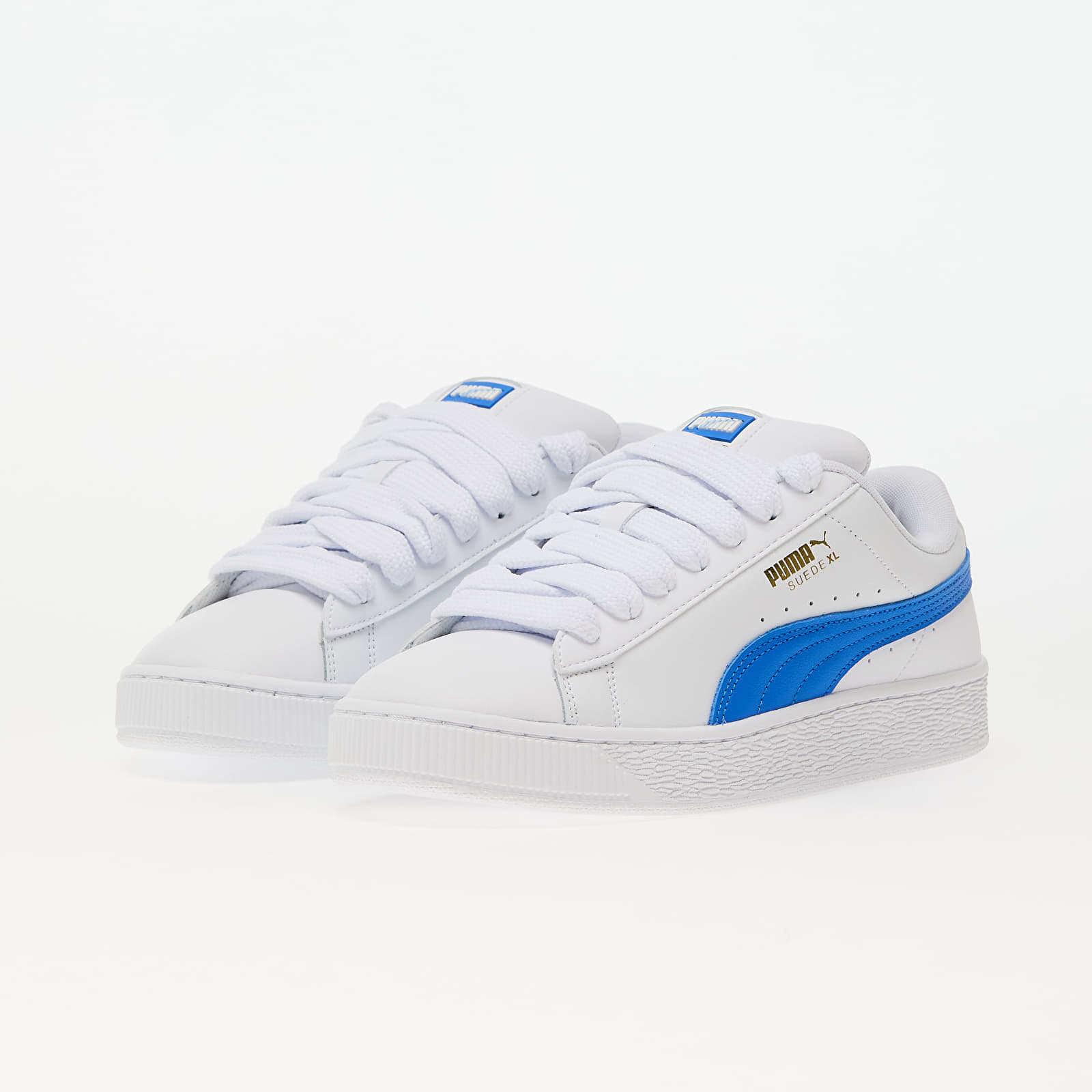 Sko Puma Suede XL Lth Black/ Hyperlink Blue