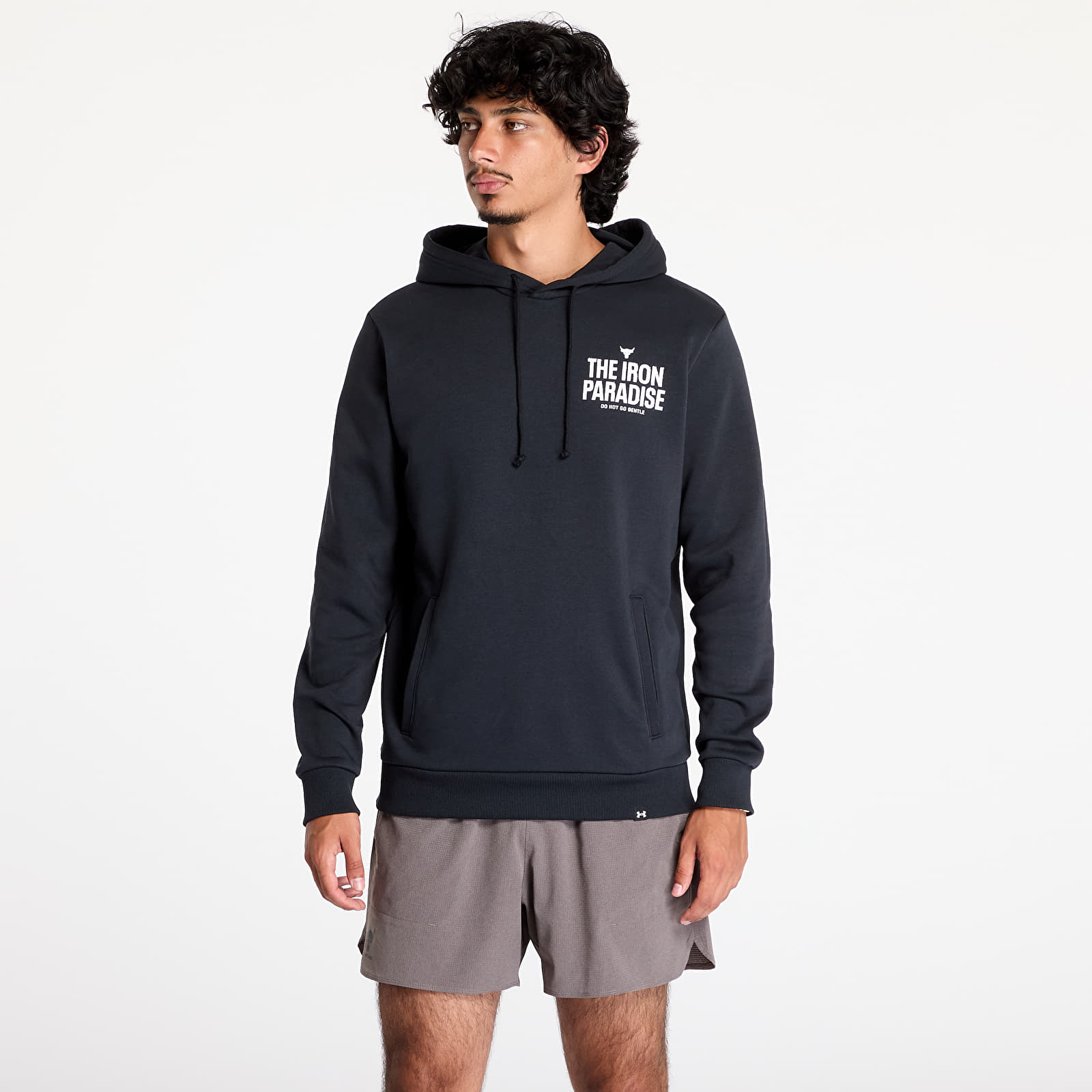 Sweatshirts Under Armour Project Rock Rival Fleece Hoodie Black