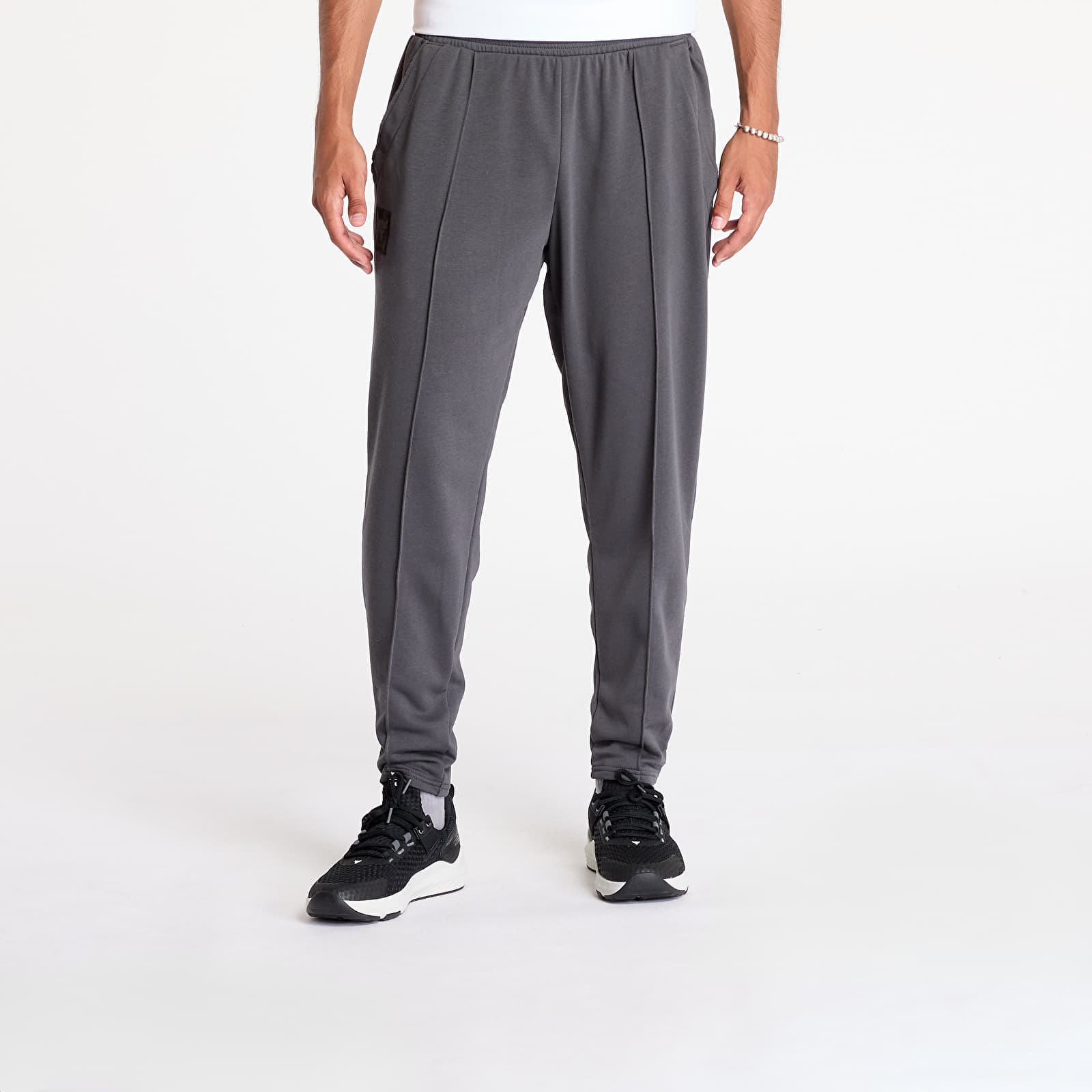 Tepláky Under Armour Project Rock Terry Gym Q4 Pant Gray L