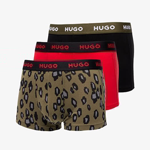 Boxerky Hugo Boss Trunk 3-Pack Design Multicolor