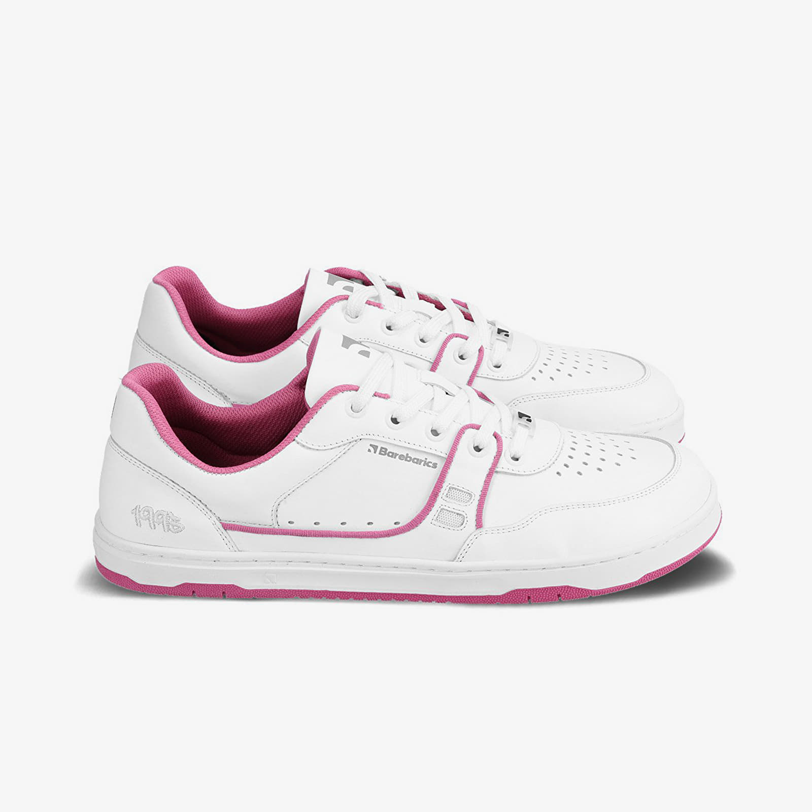 Shoes Barebarics Arise White & Raspberry Pink