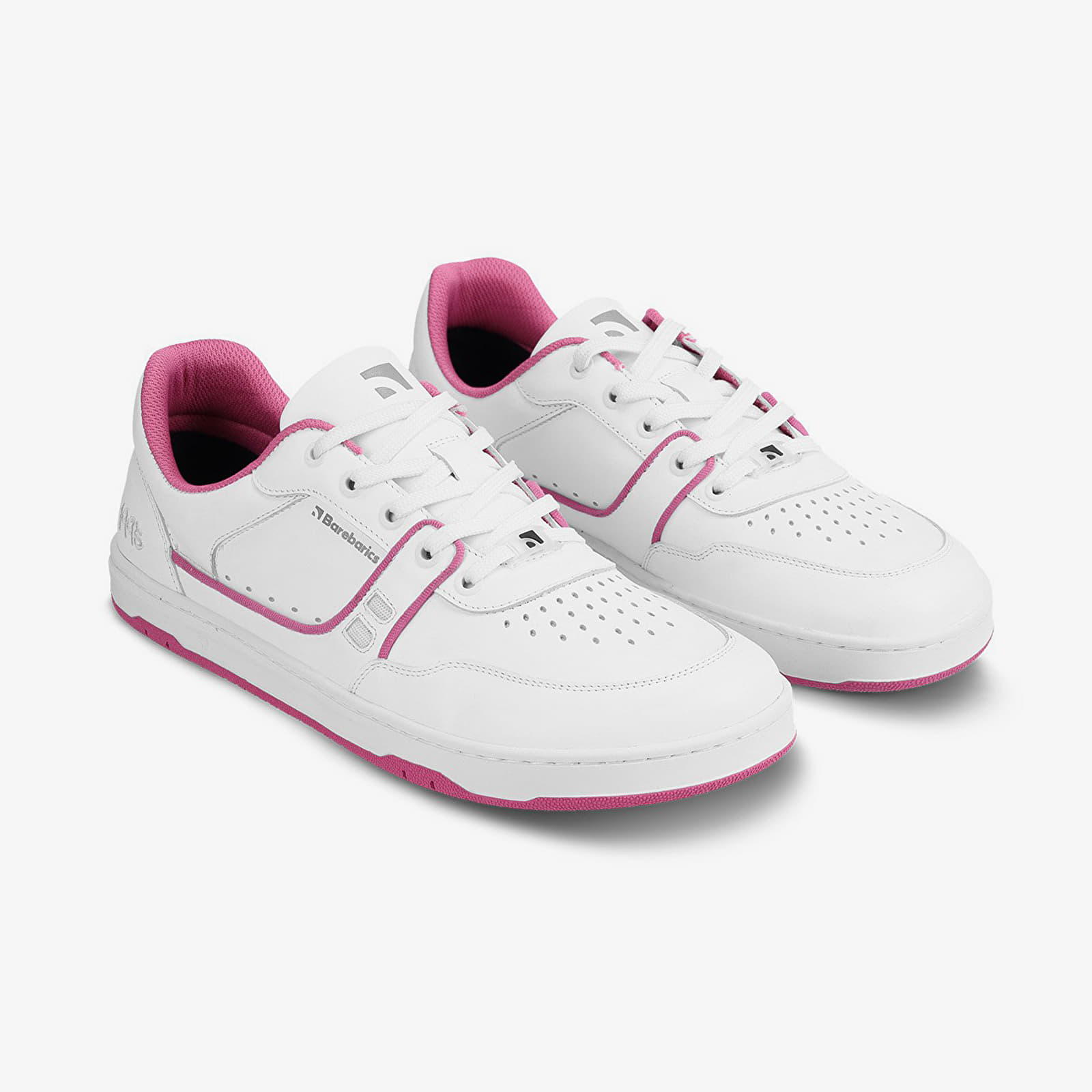 Shoes Barebarics Arise White & Raspberry Pink